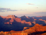 Grand Canyon, The majestic land where the setting sun.